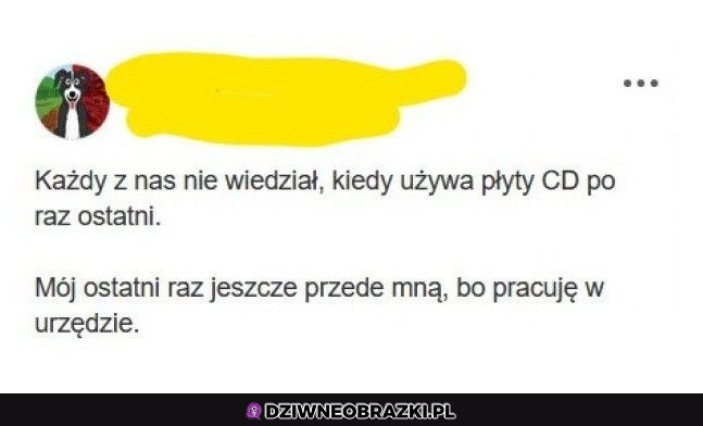 Ostatni raz z płytą CD