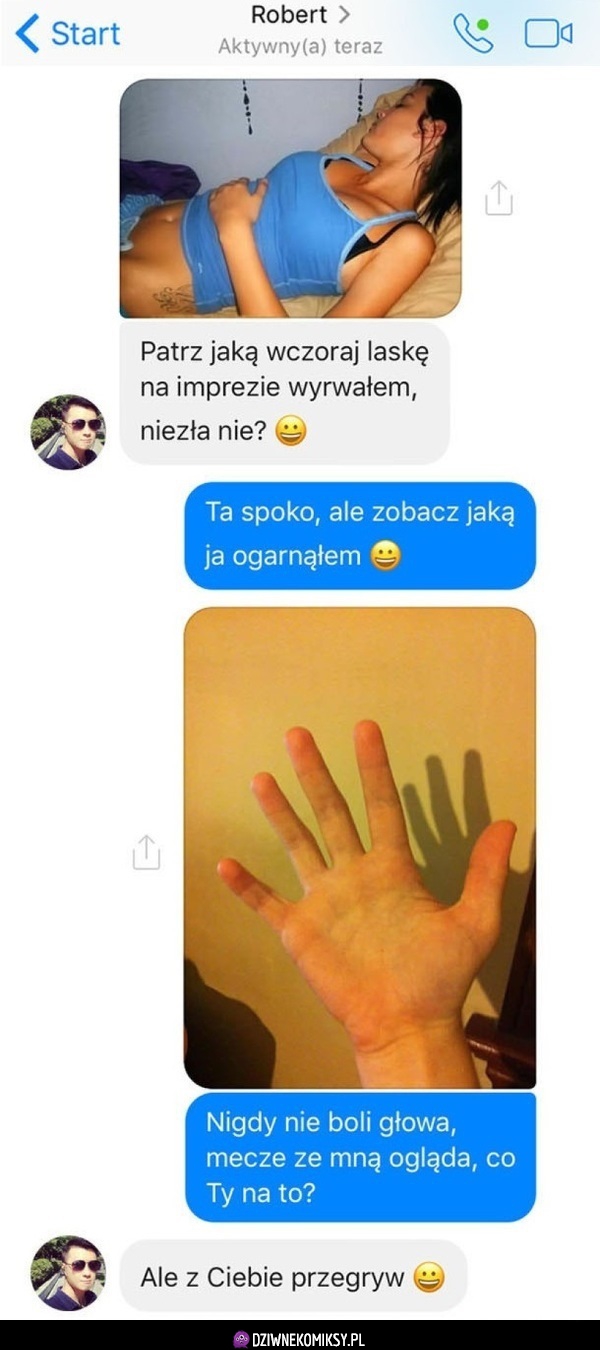 Wyrwał laskę na imprezie