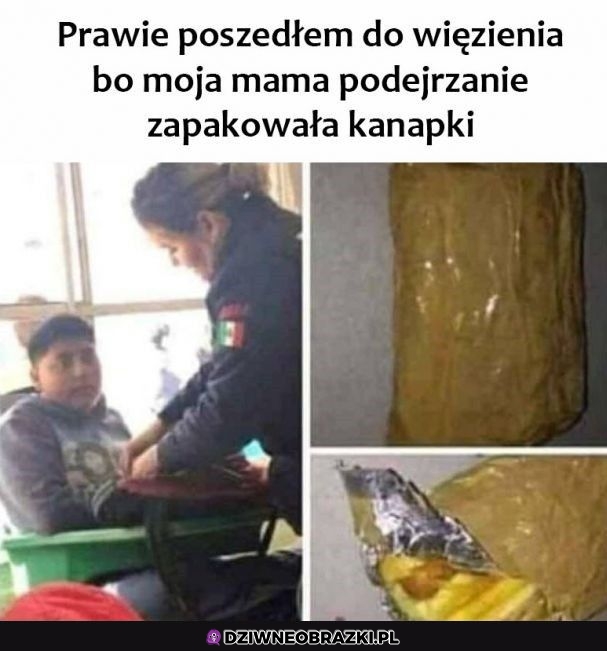Zapakowane kanapeczki