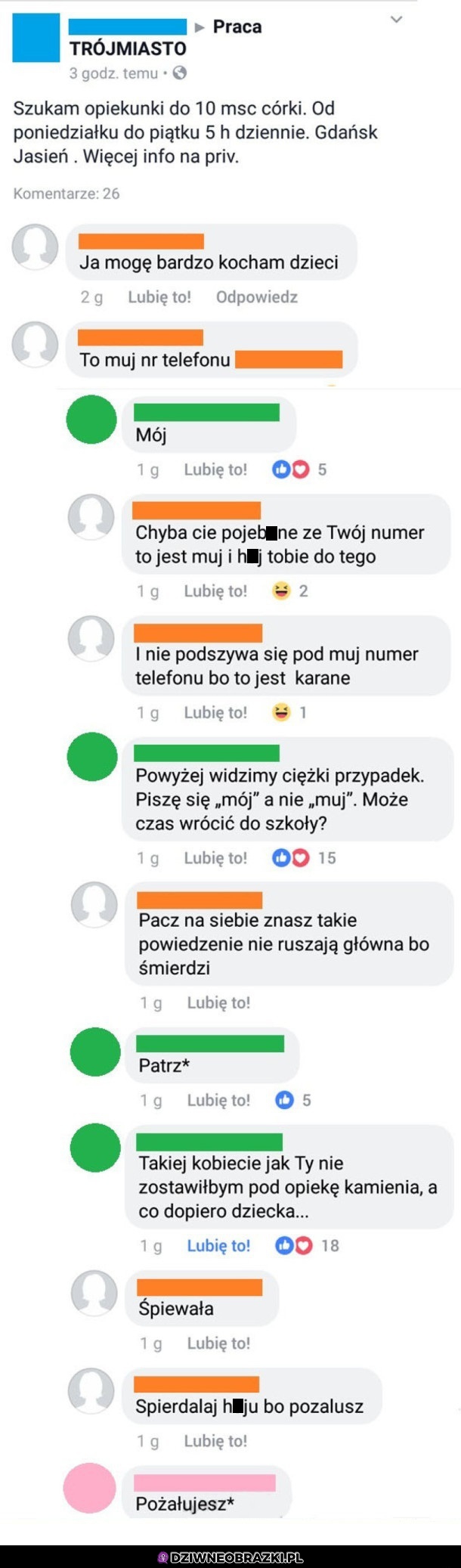 Kiedy patokaryna chce zająć się dzieckiem