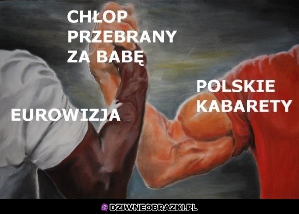 Chłop za babę przebrany