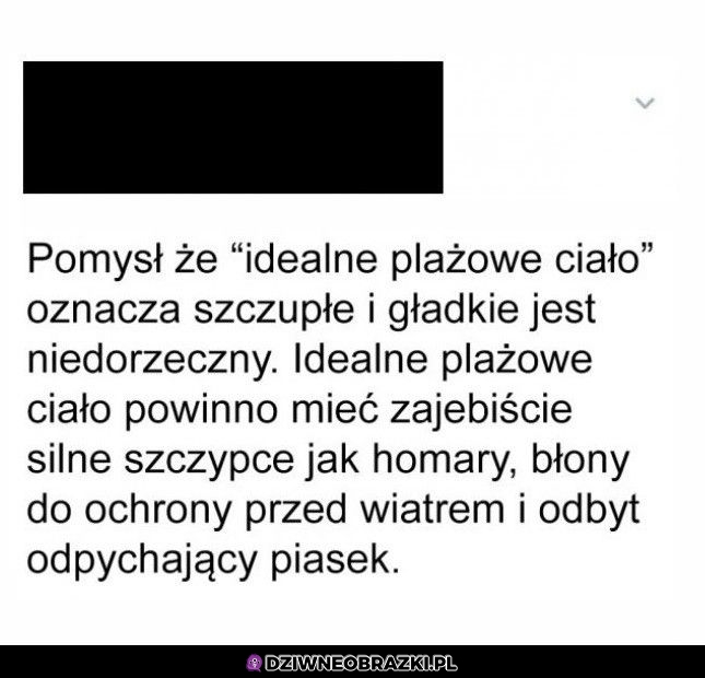 Tak wygląda idealne ciało