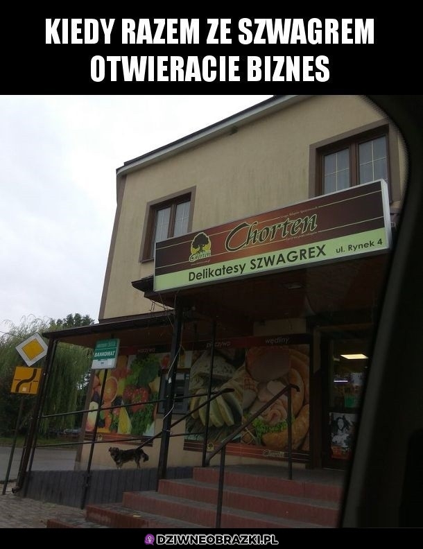 Biznes ze szwagrem