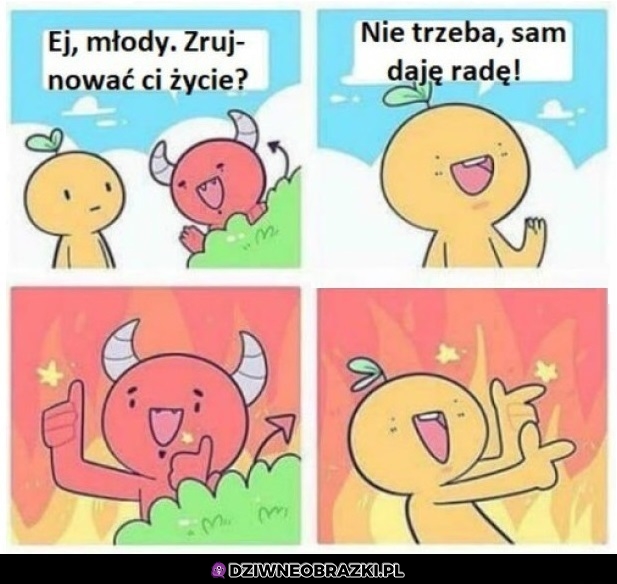Nie potrzebuję pomocy z tym