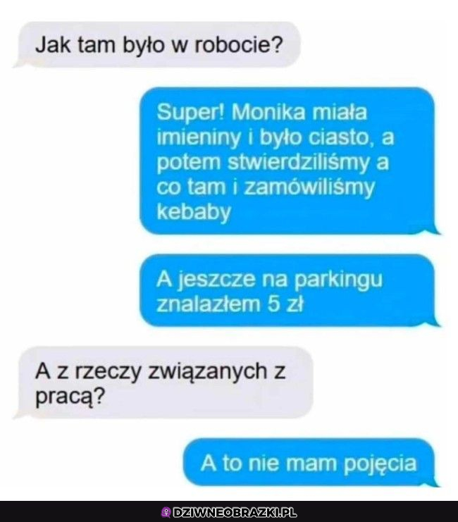 Jak tam w pracy?