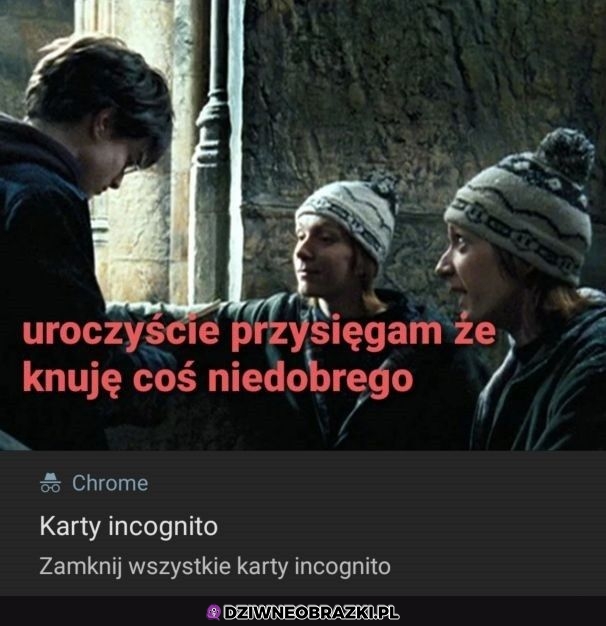 Coś niedobrego