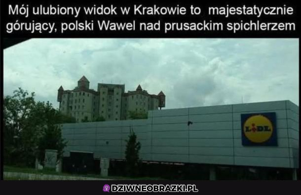 Ulubiony widok w Krakowie