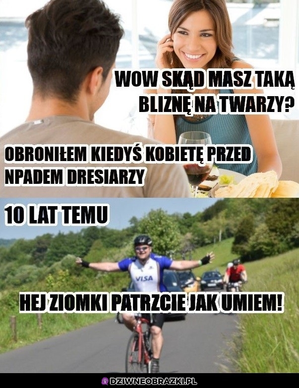 Blizna na twarzy