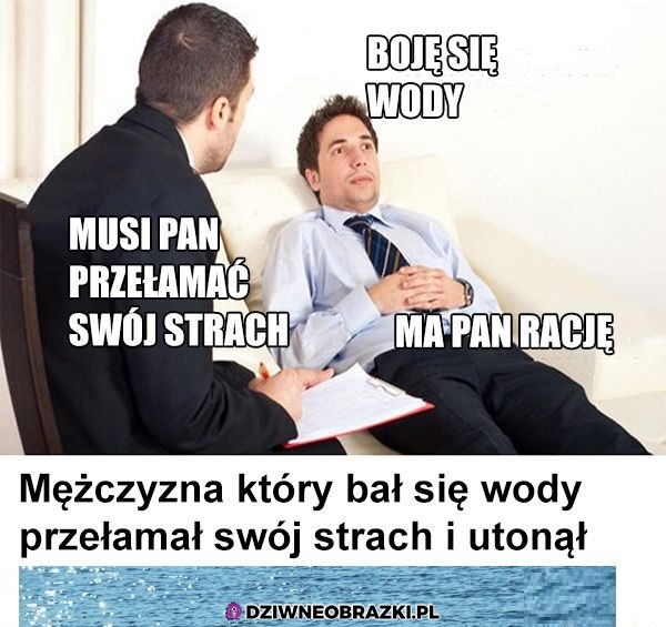 Przynajmniej się nie boi