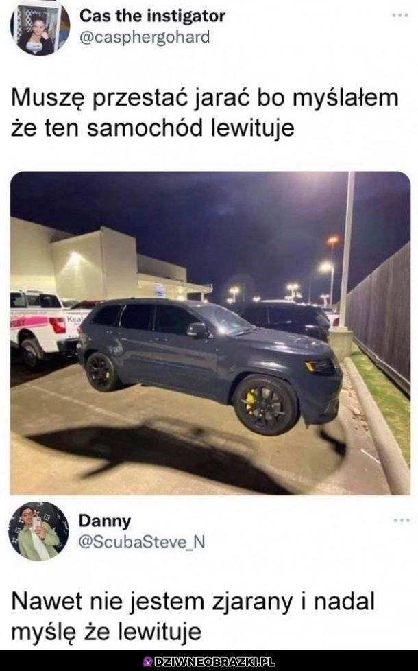 Lewitujące auto