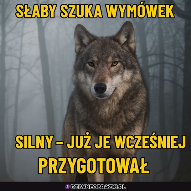 Wymówka musi być 