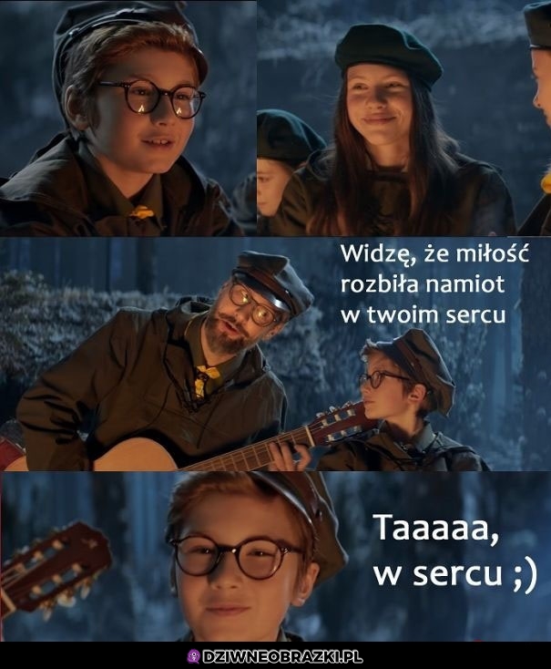 Namiot w "Sercu"