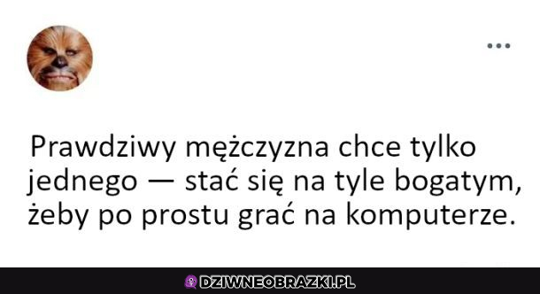 prawdziwy mężczyżna