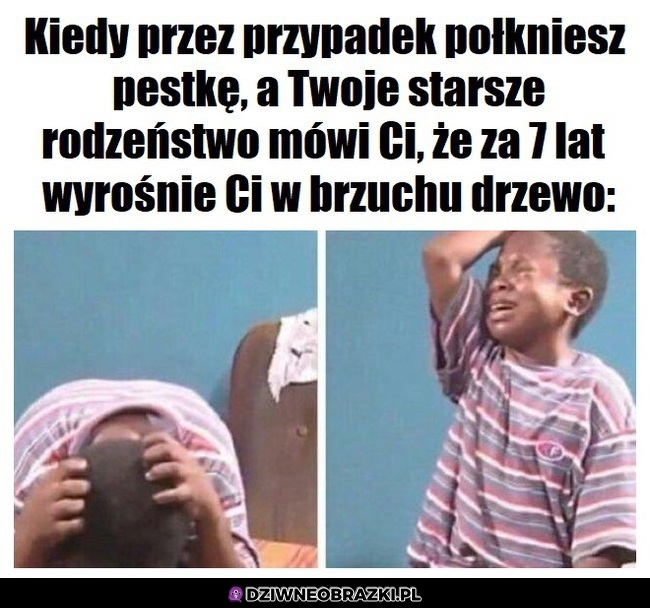 Połknięta pestka