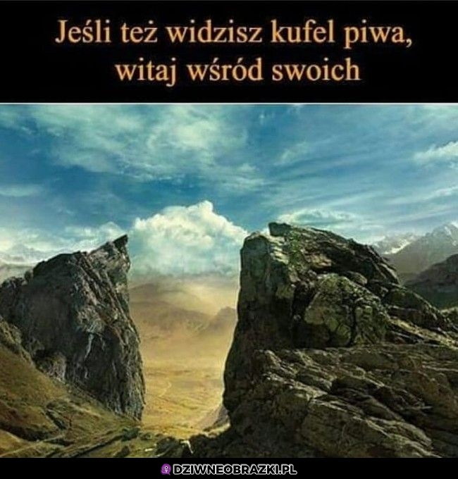 Wiem, że widzisz kufelek