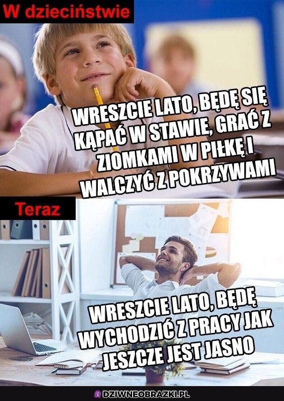 Lato się zmieniło