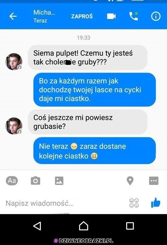 Kiedy próbujesz wkurwić kumpla, ale ma riposty