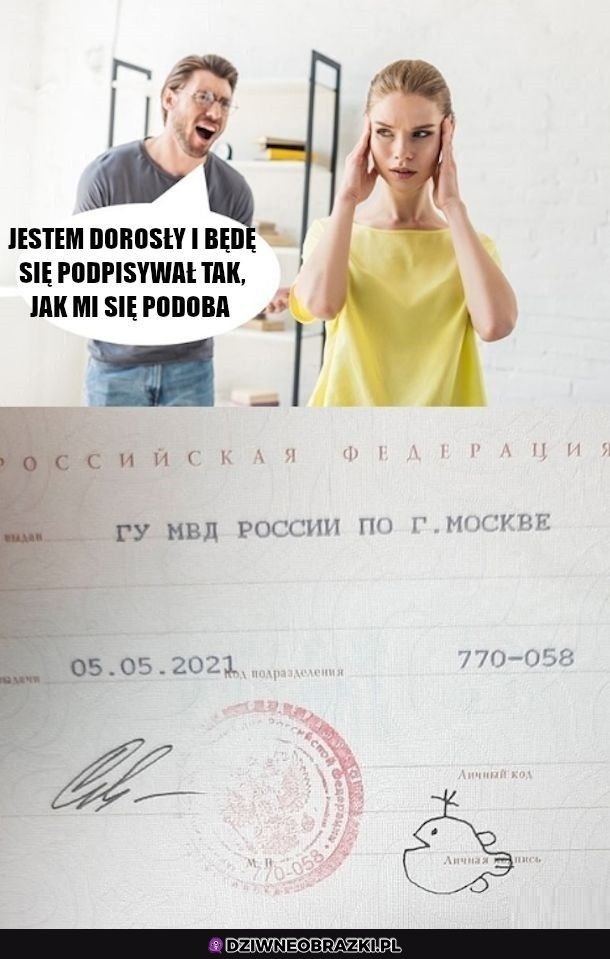 Wspaniały podpis