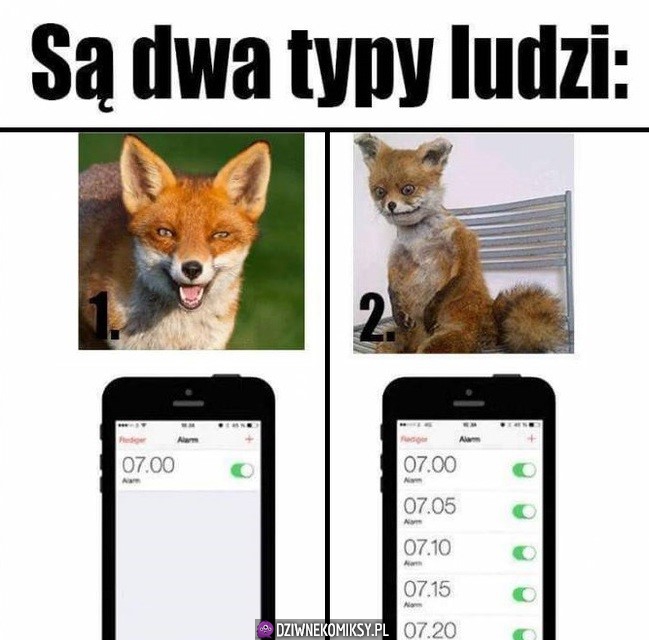 Są dwa typy ludzi