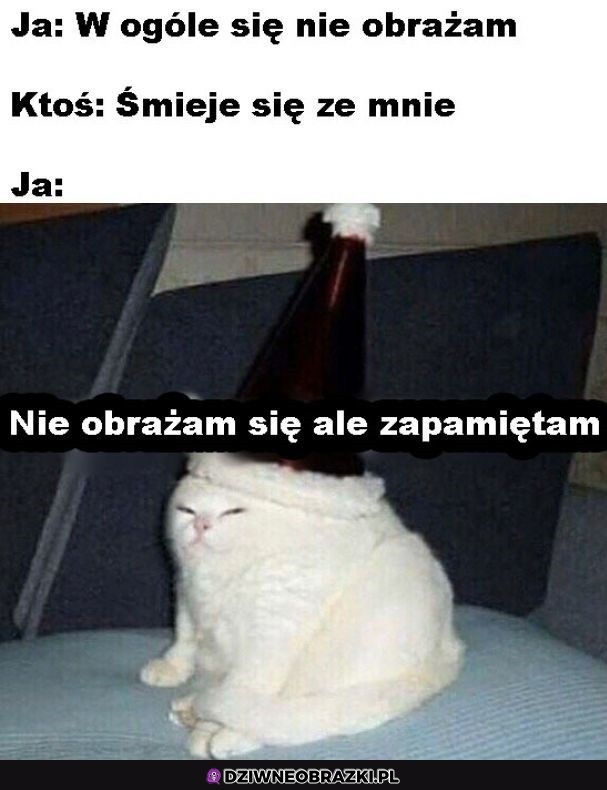 Ale się nie obrażam