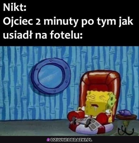 Ojciec w fotelu