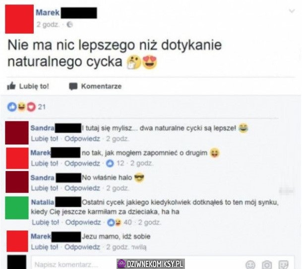 Nie warto mieć matki w znajomych