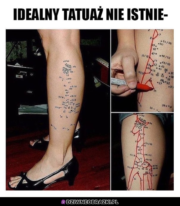 Idealny tatuaż nie istnie...