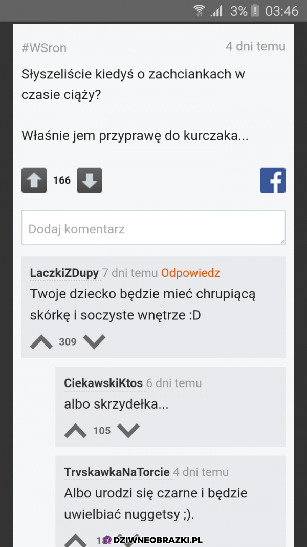 Nietypowe zachcianki w ciąży