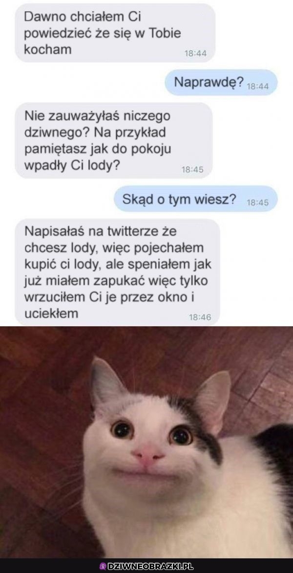 To naprawdę creepy akcja