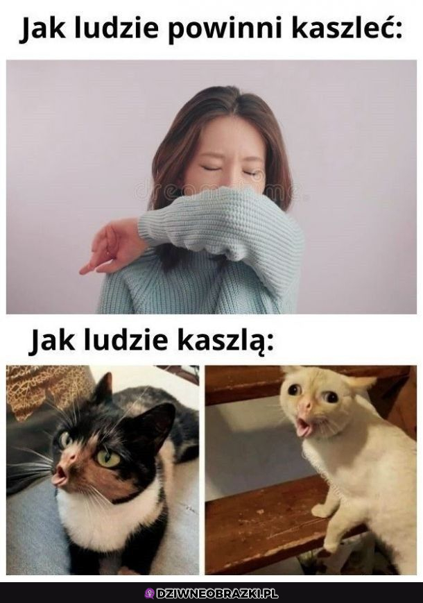 Kaszlenie ludzi