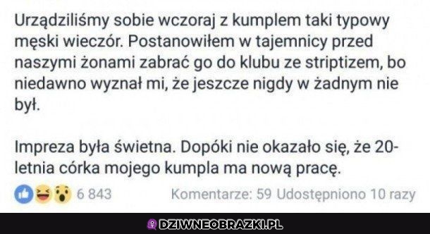 To był i tak udany wieczór dla kolegów