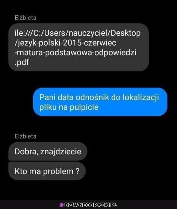 Jest odnośnik? Jest
