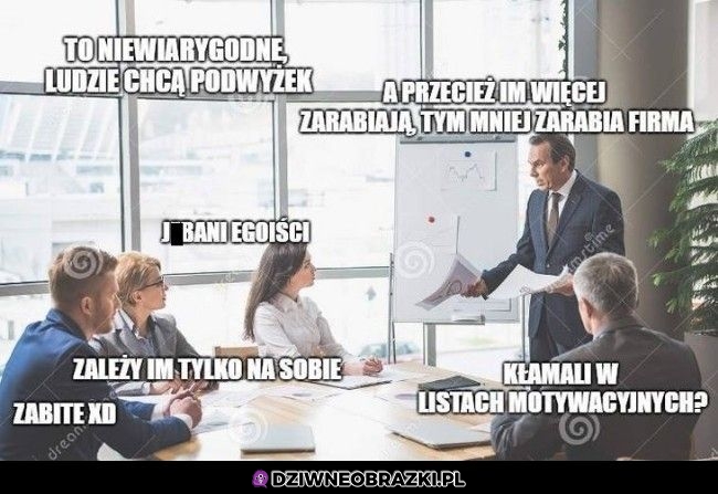 Podwyżek chcą