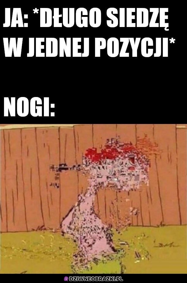 Kiedy długo siedzę w jednej pozycji