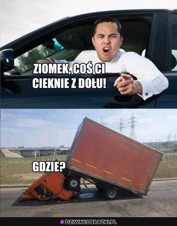 Coś cieknie