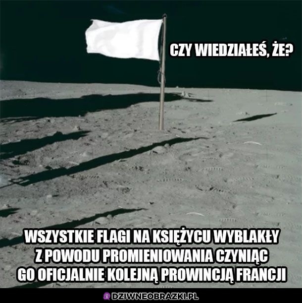 Flaga na ksieżycu