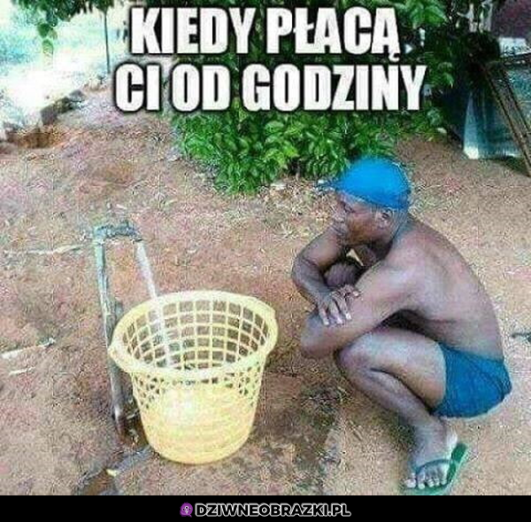 Kiedy płacą za godzinę