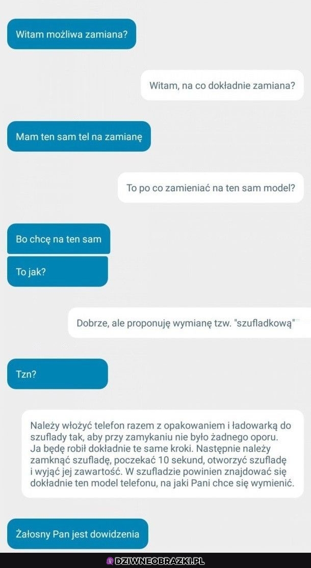 Czy zamiana jest możliwa?