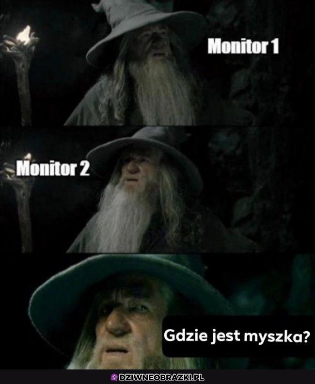 Zawsze kiedy podepnę dwa monitory