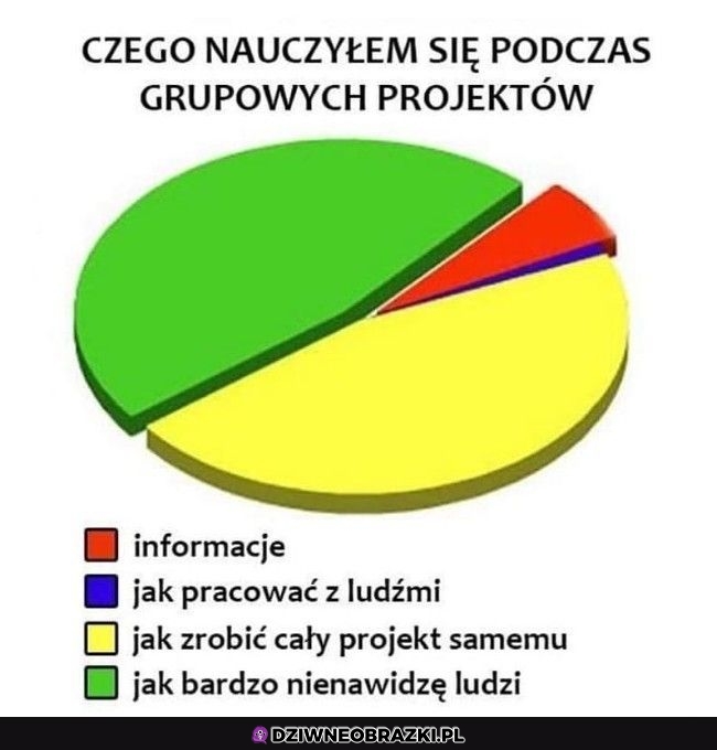 Nauka z projektów grupowych