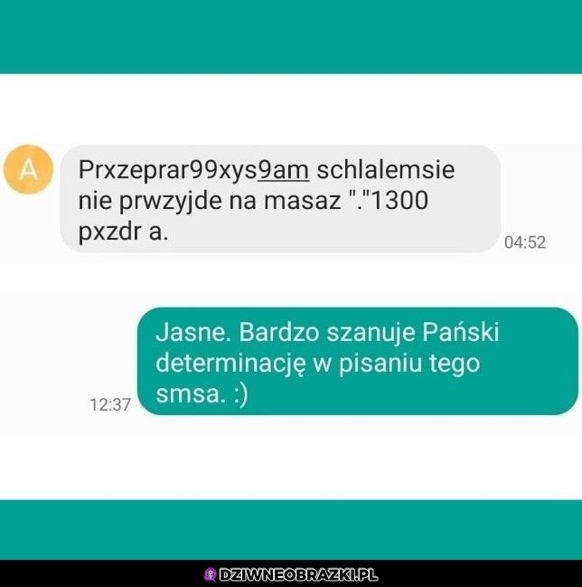 Przynajmniej pamiętał