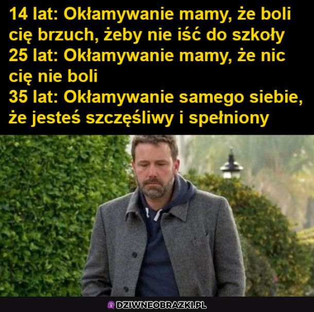 Wszystko zmienia się z wiekiem