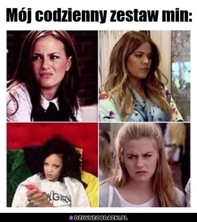 Codzienny zestaw min