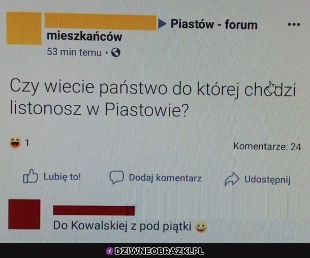 Do której chodzi?