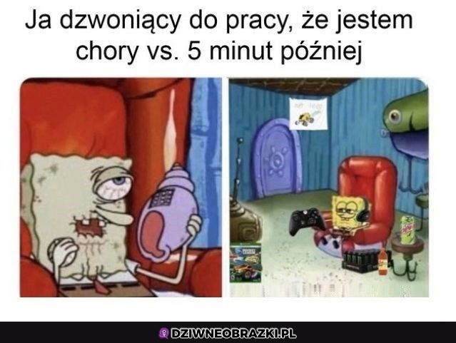 Kiedy dzwonię, że nie przyjdę do pracy