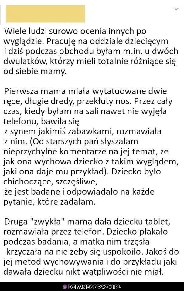 Dlatego nie należy oceniać po wyglądzie