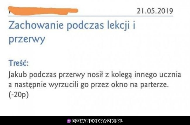 Przynajmniej się nie nudzili