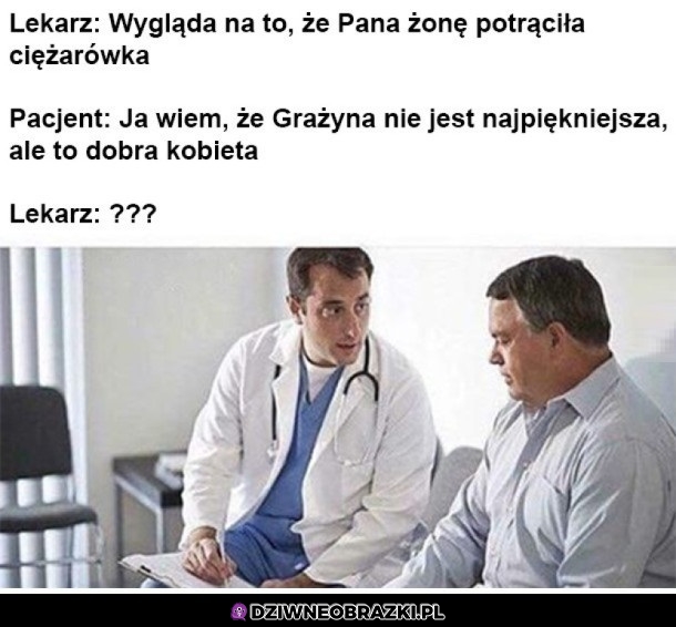 Potrącona przez ciężarówkę