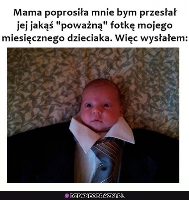 Poważne zdjęcie