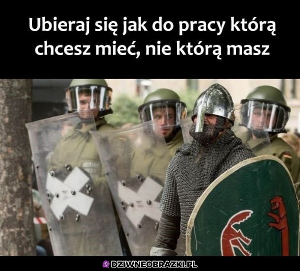 Ubieranie się do pracy